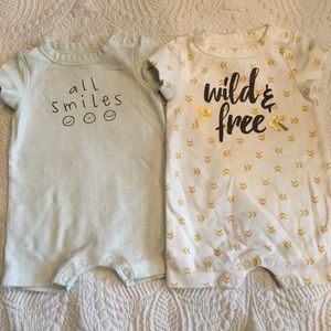 Jumping Beans, set of onesies. 3 months.